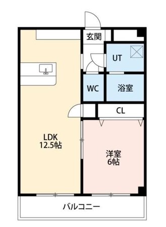 フローレス１１番館の物件間取画像